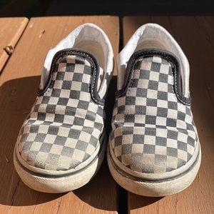 Vans checkered shoes
